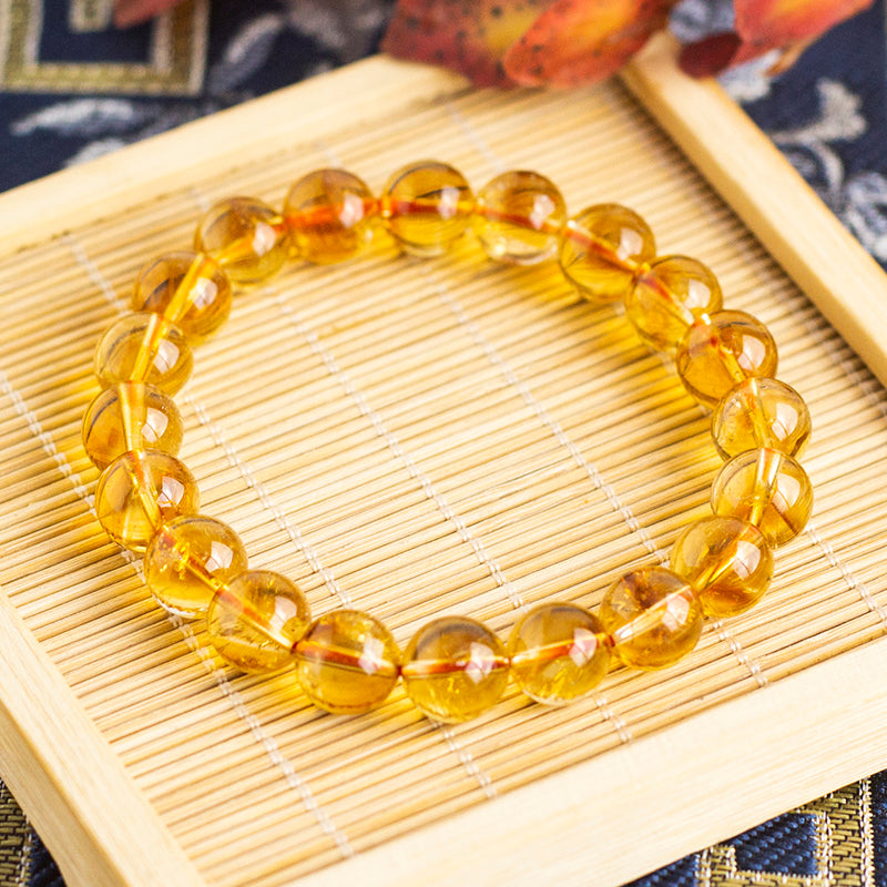 <You's jewelry>Exclusive customized yellow pagoda crystal bracelet（10+）