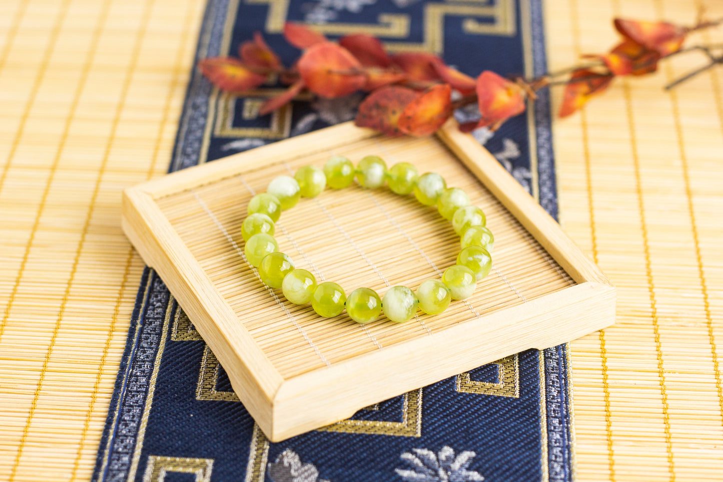 <You's jewelry>Exclusively customized green milk cap bracelets（9+）