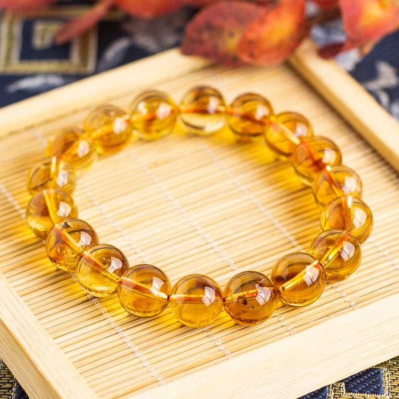 <You's jewelry>Exclusive customized yellow pagoda crystal bracelet（11+）