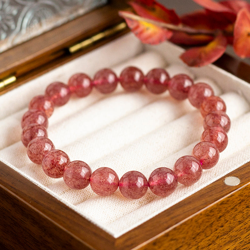 <You's jewelry>Exclusive customized strawberry crystal bracelet（9+）