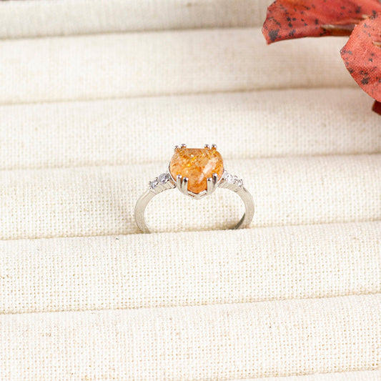 <You's jewelry>Exclusive customized sunstone ring