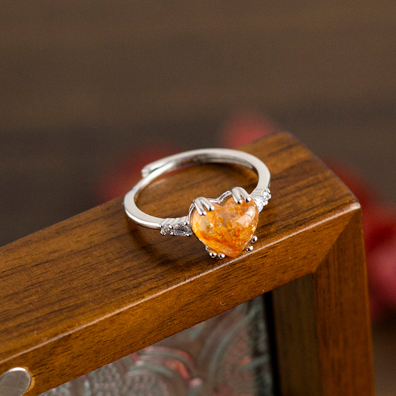 <You's jewelry>Exclusive customized sunstone ring
