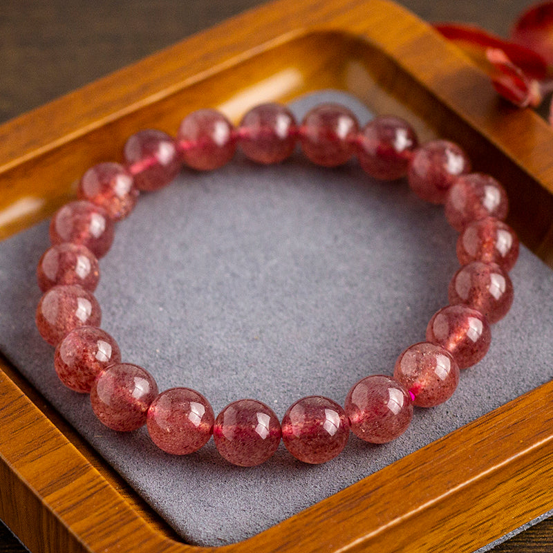 <You's jewelry>Exclusive customized strawberry crystal bracelet（9+）