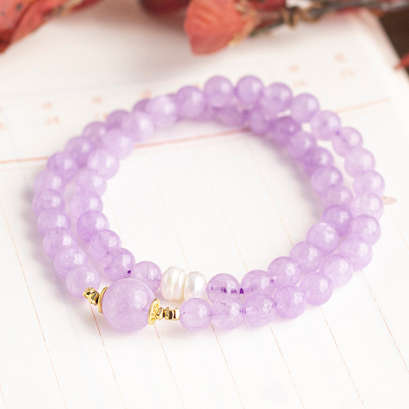 <You's jewelry>Exclusive customized lavender amethyst bracelet（6+）