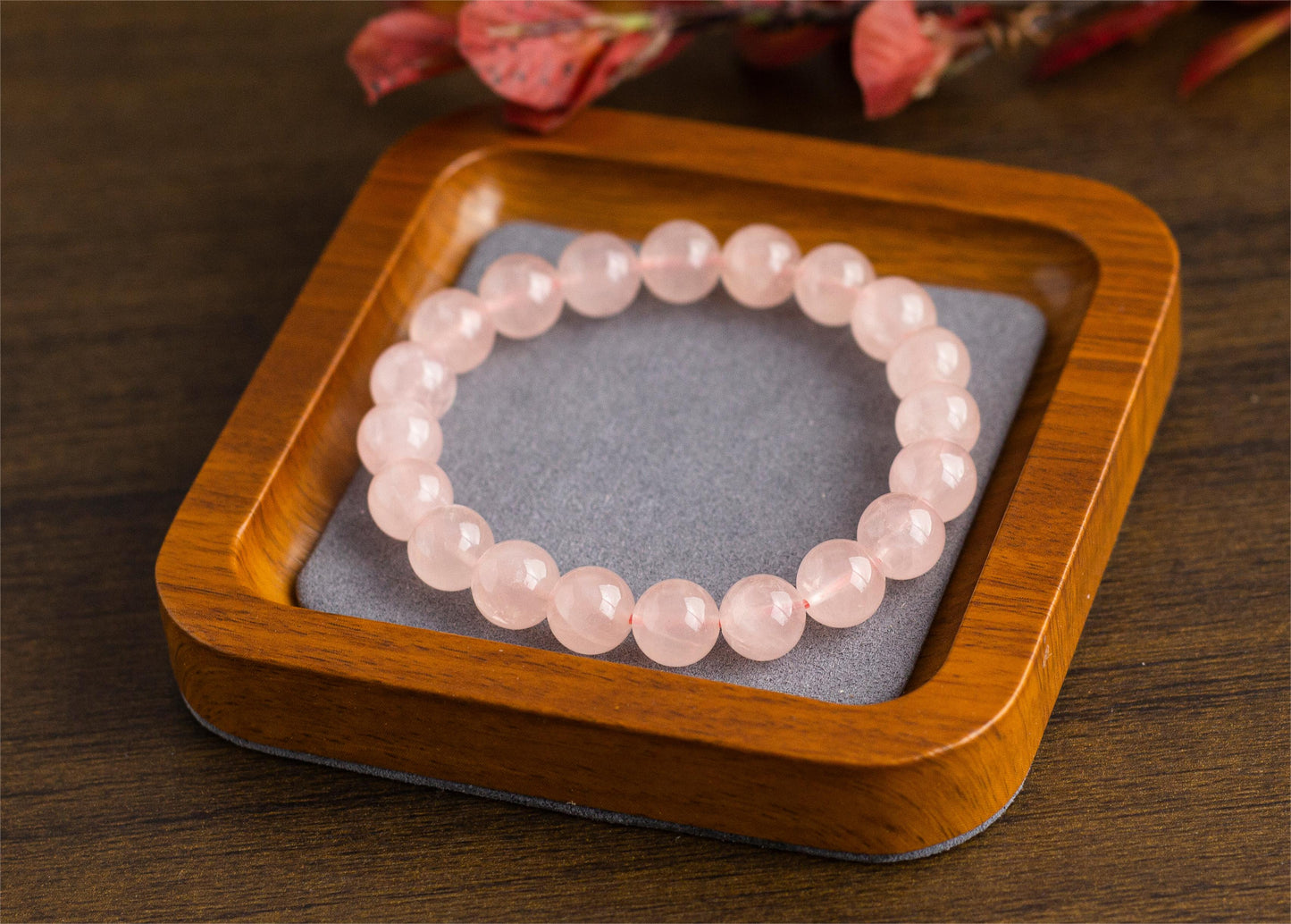 <You's jewelry>Exclusive customized rose quartz bracelet（9+）