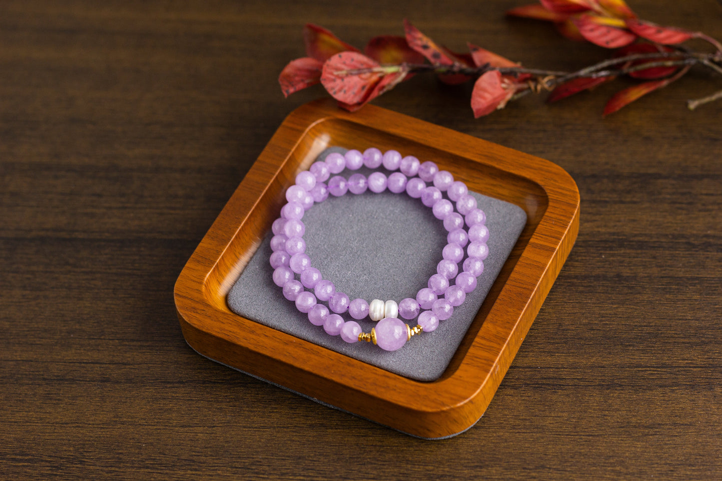 <You's jewelry>Exclusive customized lavender amethyst bracelet（6+）