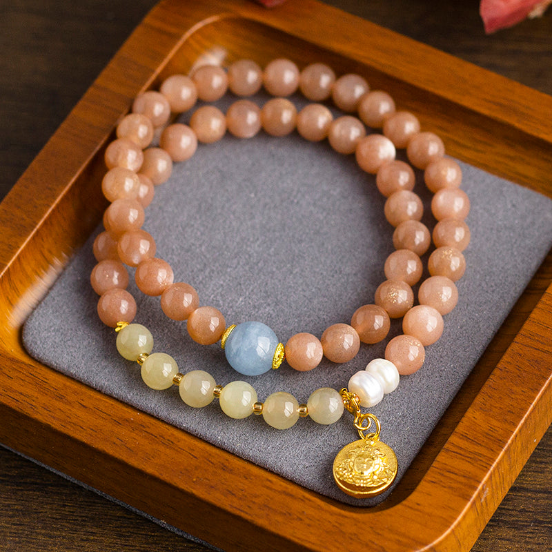 <You's jewelry>Exclusive customized sunstone bracelet