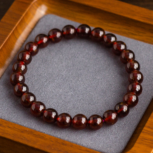 <You's jewelry>Exclusive customized garnet bracelet（7+）