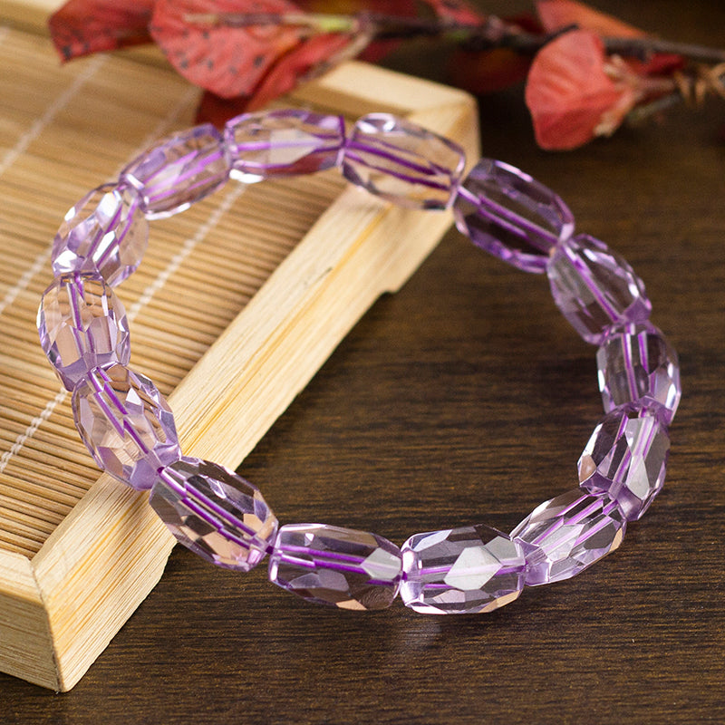 <You's jewelry>Exclusive customized amethyst faceted bracelet