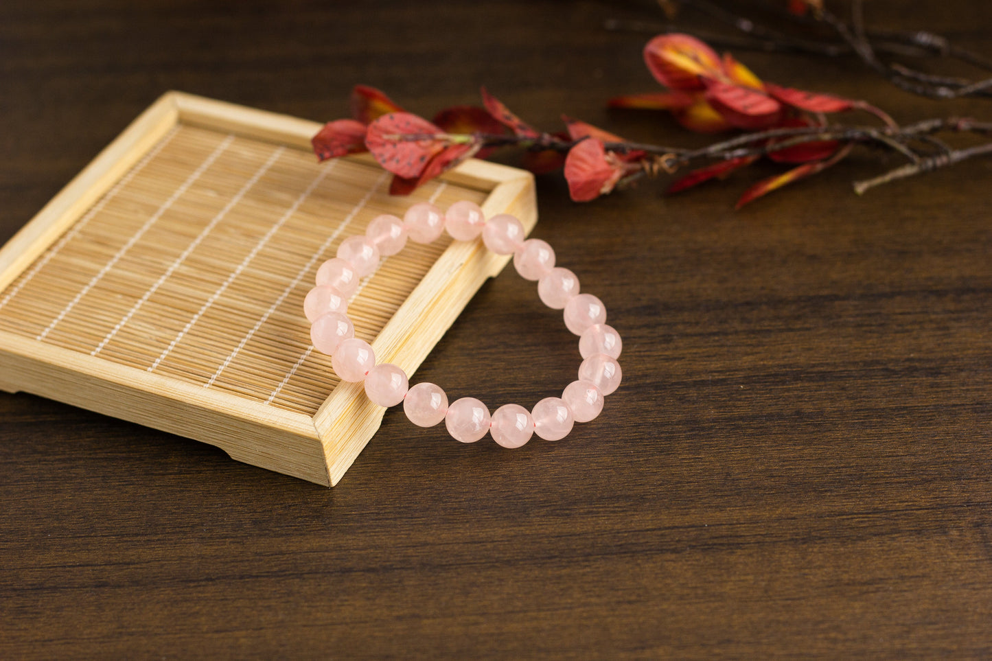 <You's jewelry>Exclusive customized rose quartz bracelet（9+）