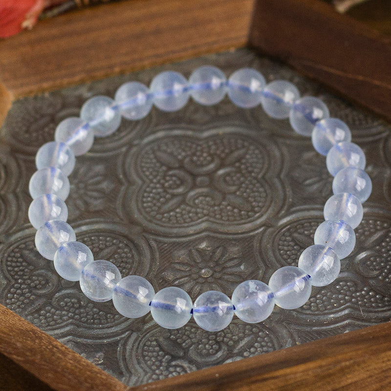 <You's jewelry>Exclusive customized aquamarine bracelet（7+）