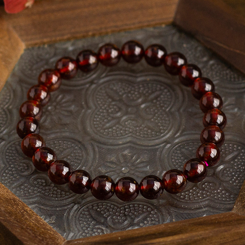 <You's jewelry>Exclusive customized garnet bracelet（7+）