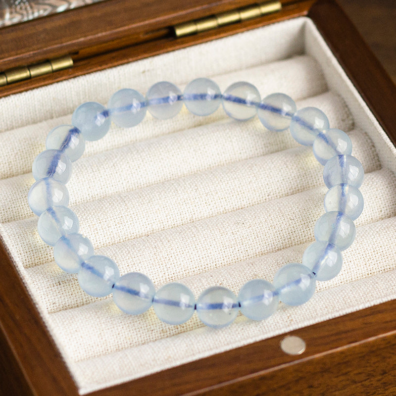 <You's jewelry>Exclusive customized aquamarine bracelet（8+）