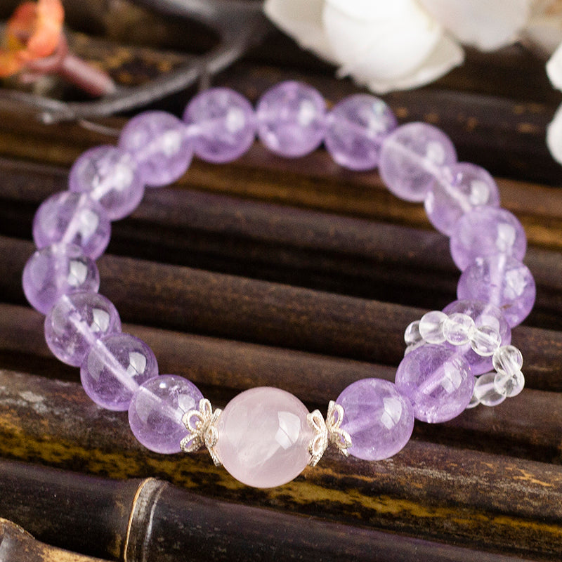 <You's jewelry>Exclusive customized lavender amethyst bracelet（10+）