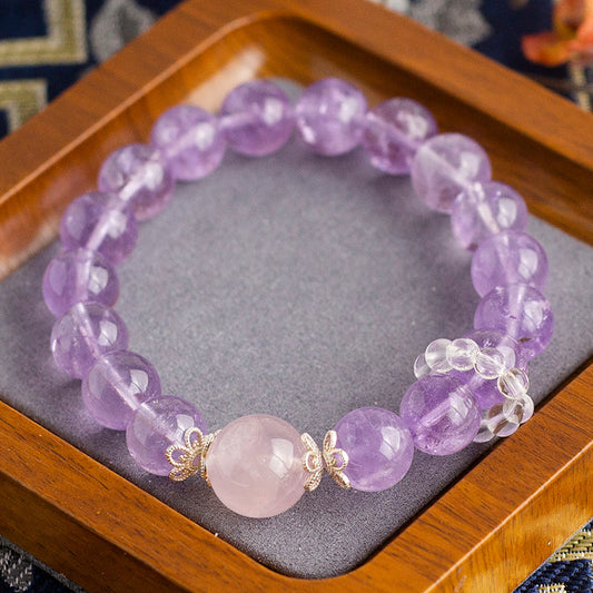 <You's jewelry>Exclusive customized lavender amethyst bracelet（10+）