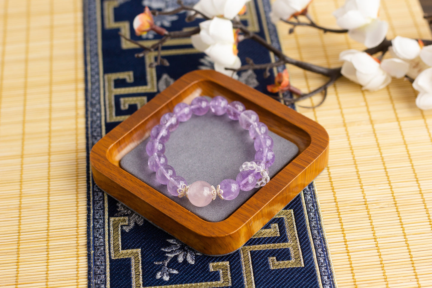 <You's jewelry>Exclusive customized lavender amethyst bracelet（10+）