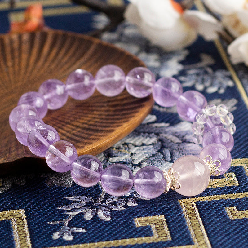 <You's jewelry>Exclusive customized lavender amethyst bracelet（10+）