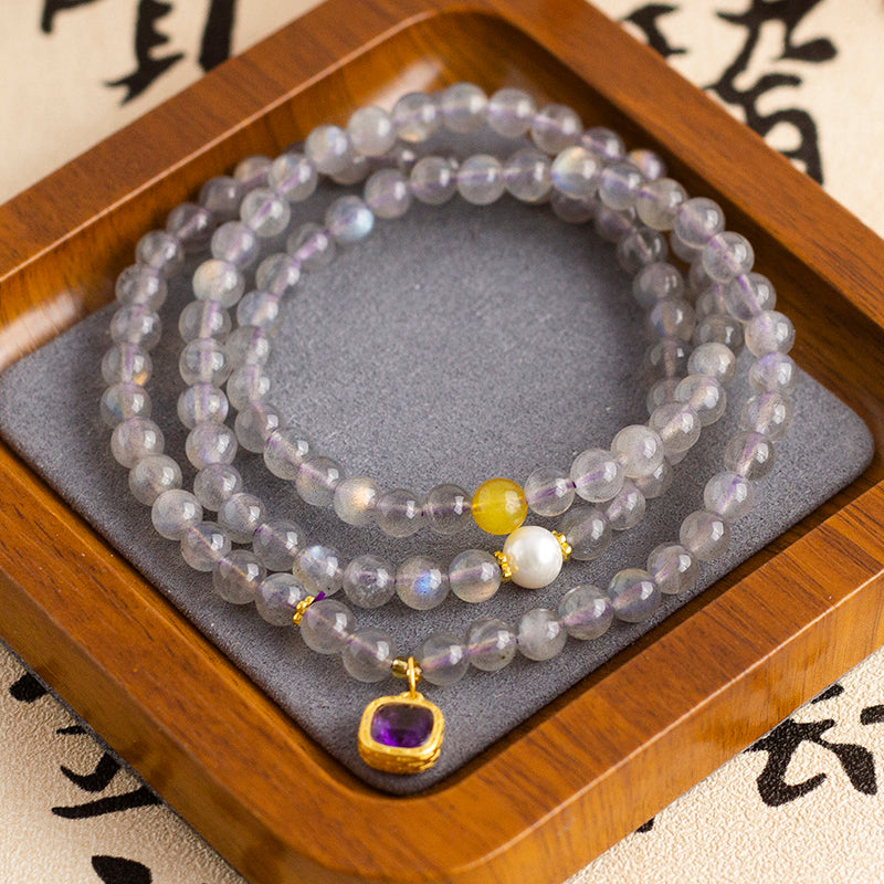 <You's jewelry>Exclusive customized gray moonlight bracelet（5+）