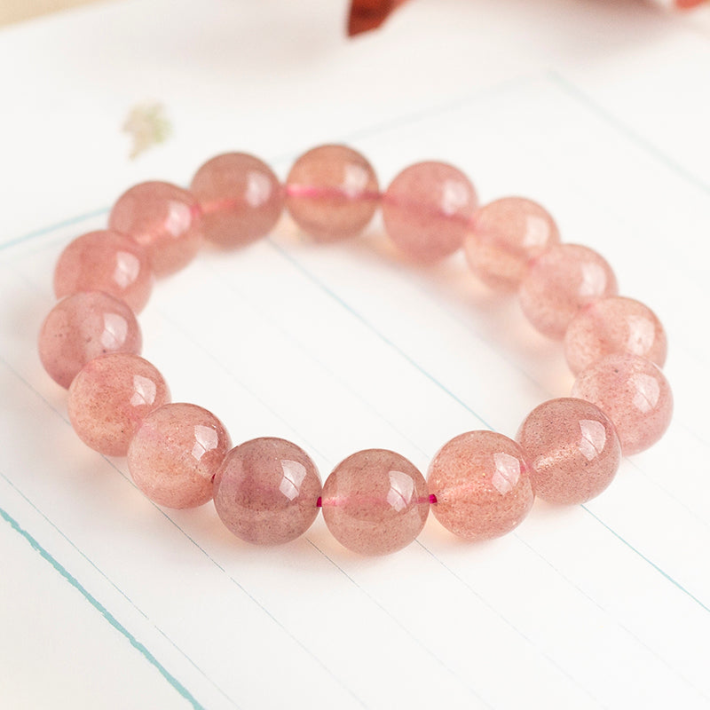 <You's jewelry>Exclusive customized strawberry crystal bracelet（12+）