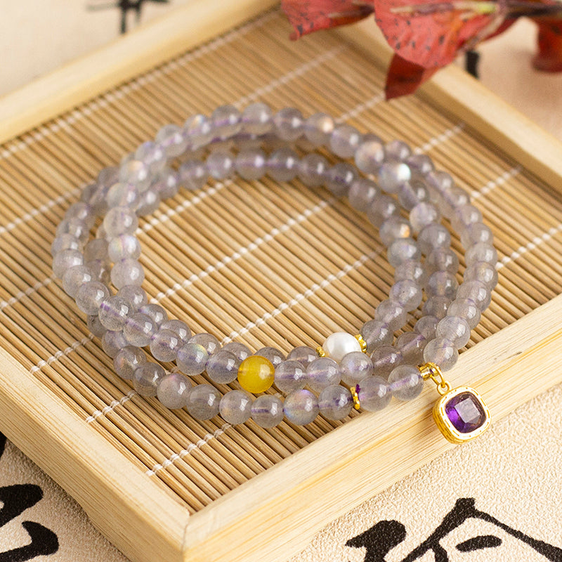 <You's jewelry>Exclusive customized gray moonlight bracelet（5+）