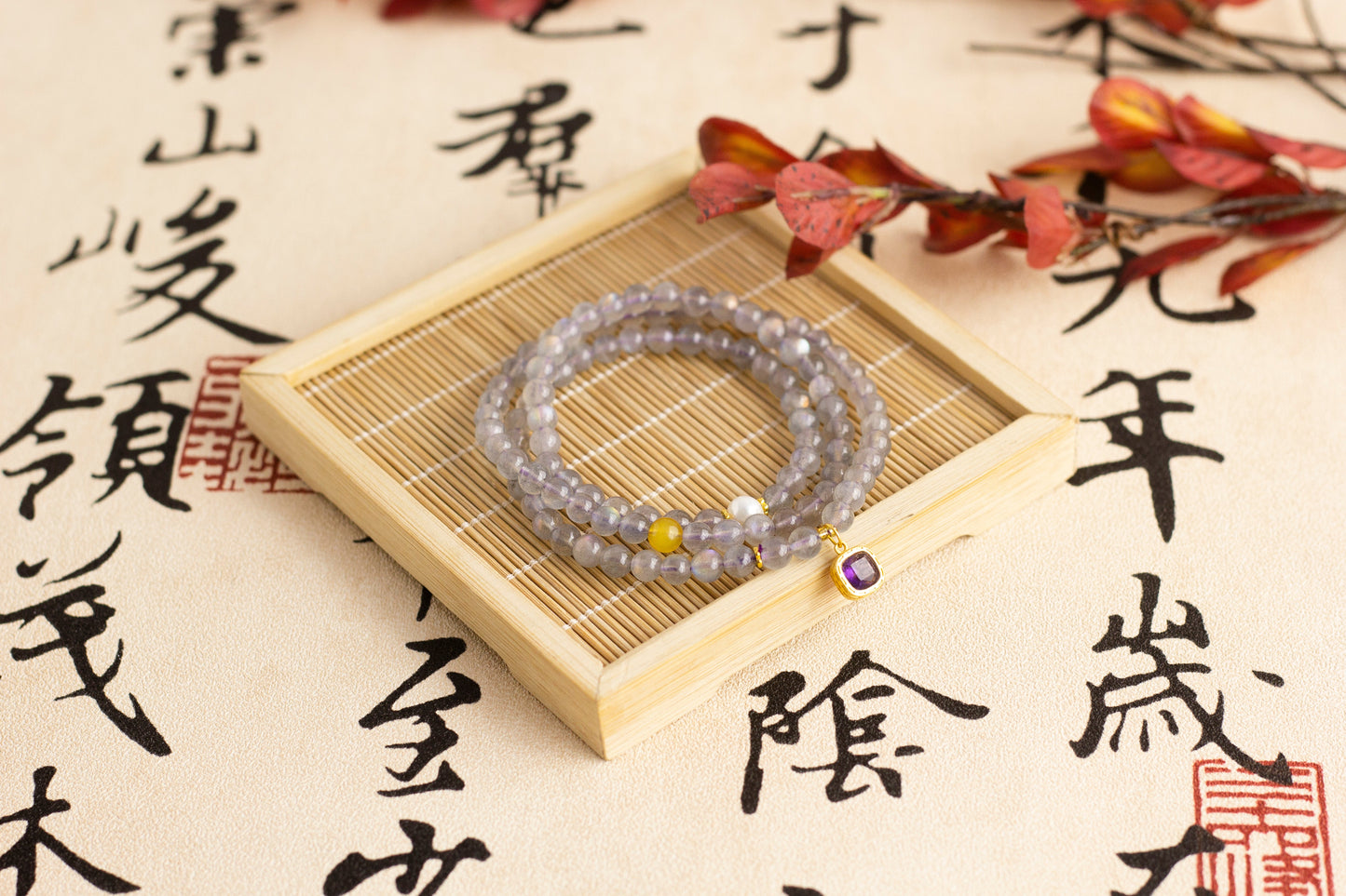 <You's jewelry>Exclusive customized gray moonlight bracelet（5+）