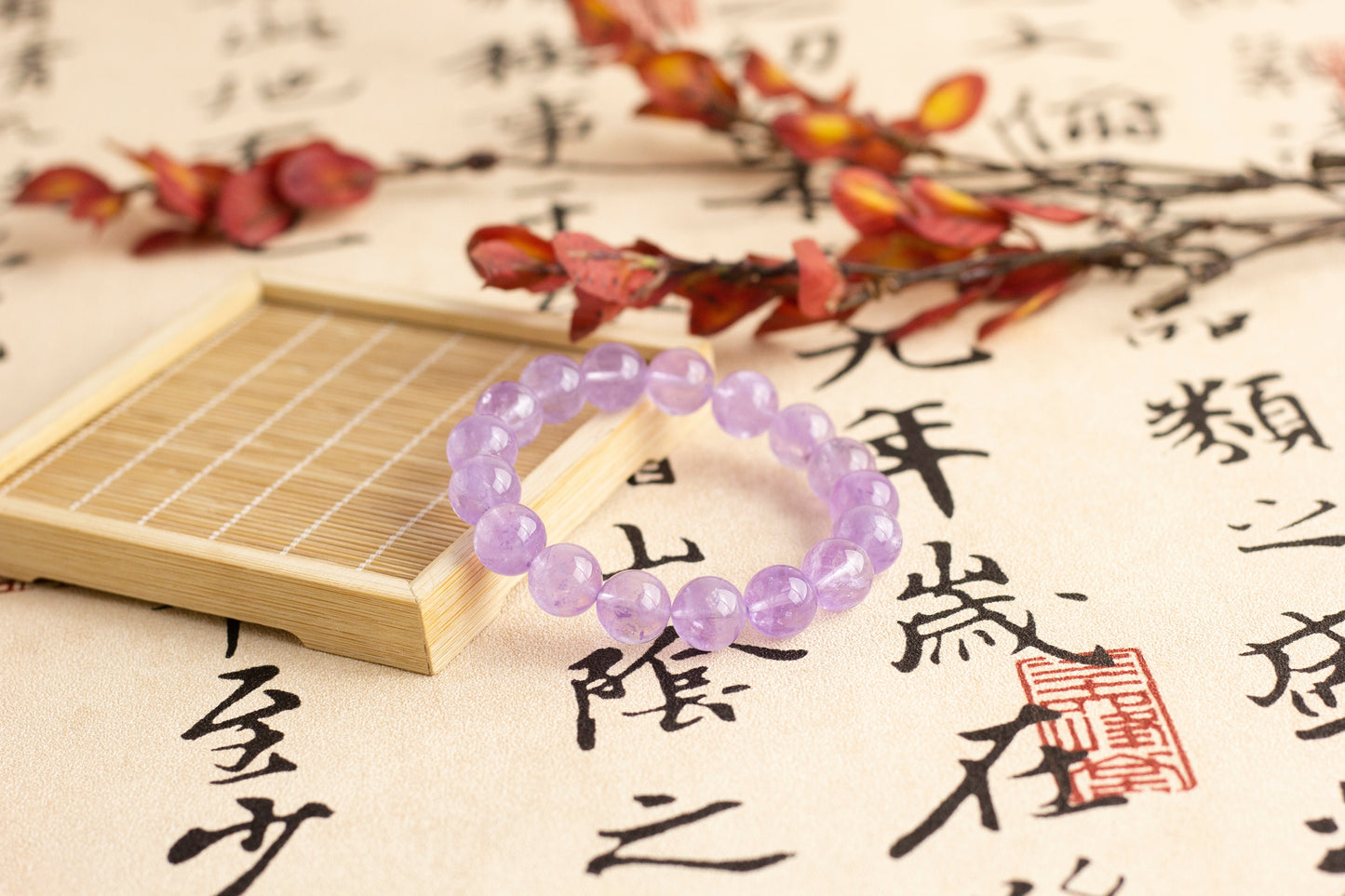 <You's jewelry>Exclusive customized lavender amethyst bracelet（12+）