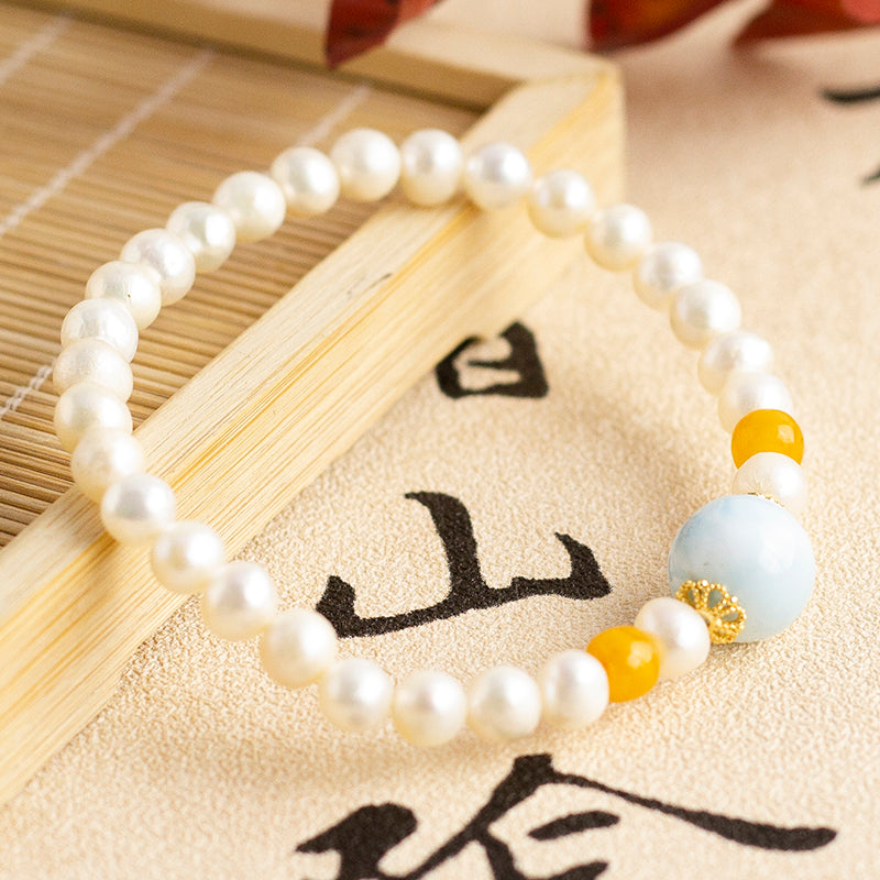 <You's jewelry>Exclusive customized pearl bracelet（5+）