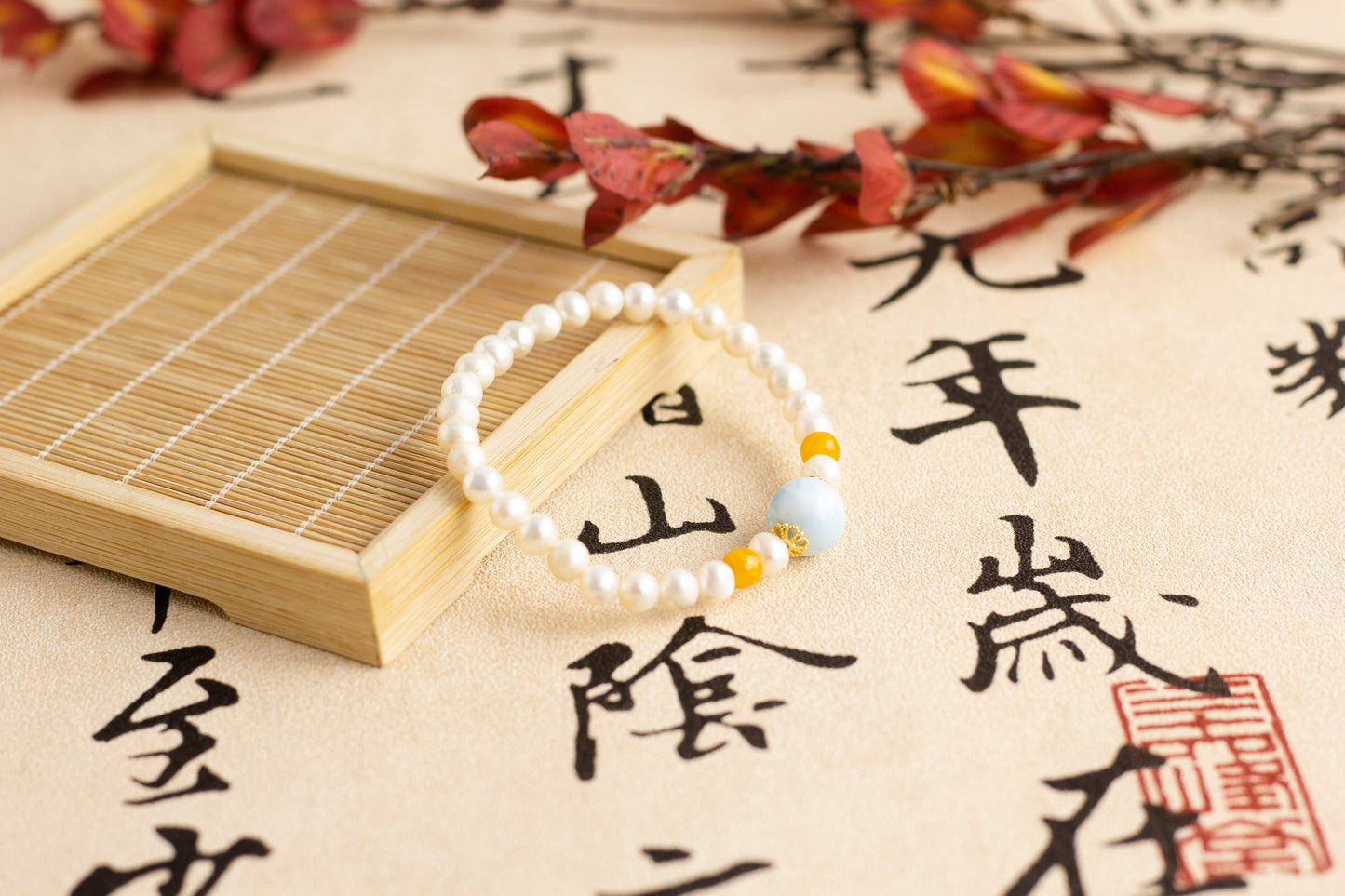 <You's jewelry>Exclusive customized pearl bracelet（5+）