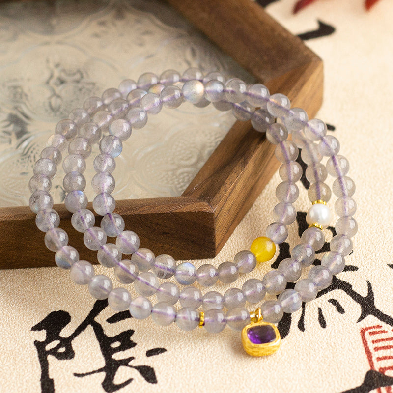 <You's jewelry>Exclusive customized gray moonlight bracelet（5+）