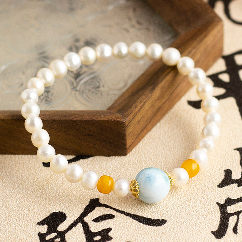 <You's jewelry>Exclusive customized pearl bracelet（5+）