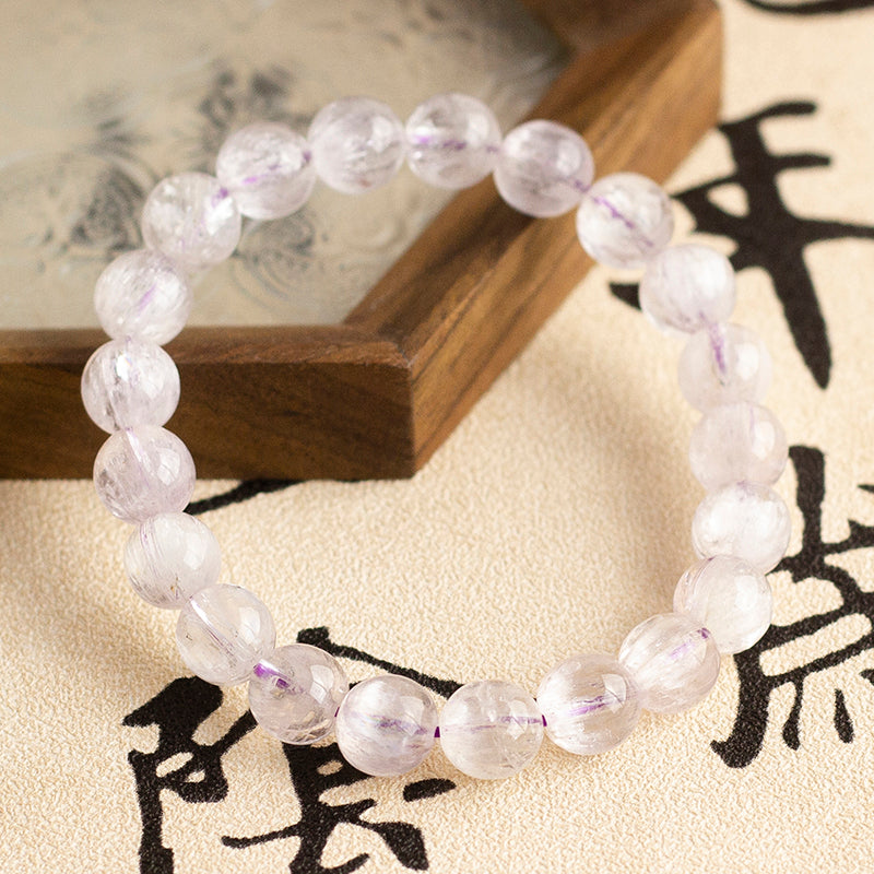 <You's jewelry>Exclusive custom brushed Kunzite bracelet（9+）