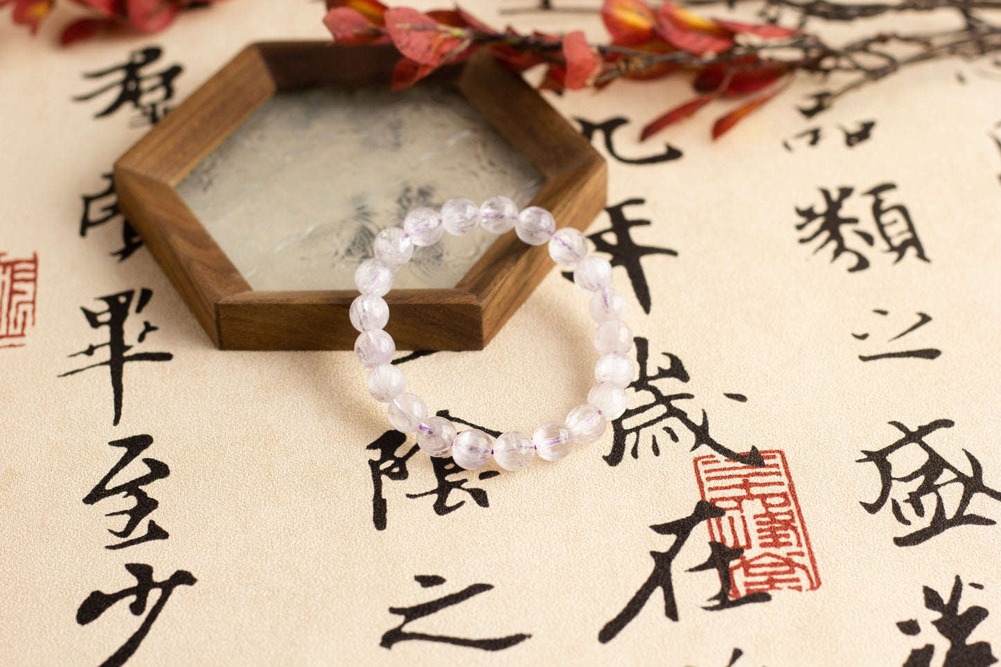 <You's jewelry>Exclusive custom brushed Kunzite bracelet（9+）