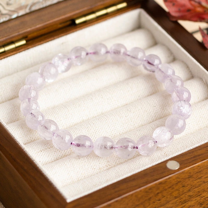 <You's jewelry>Exclusive custom brushed Kunzite bracelet（8+）