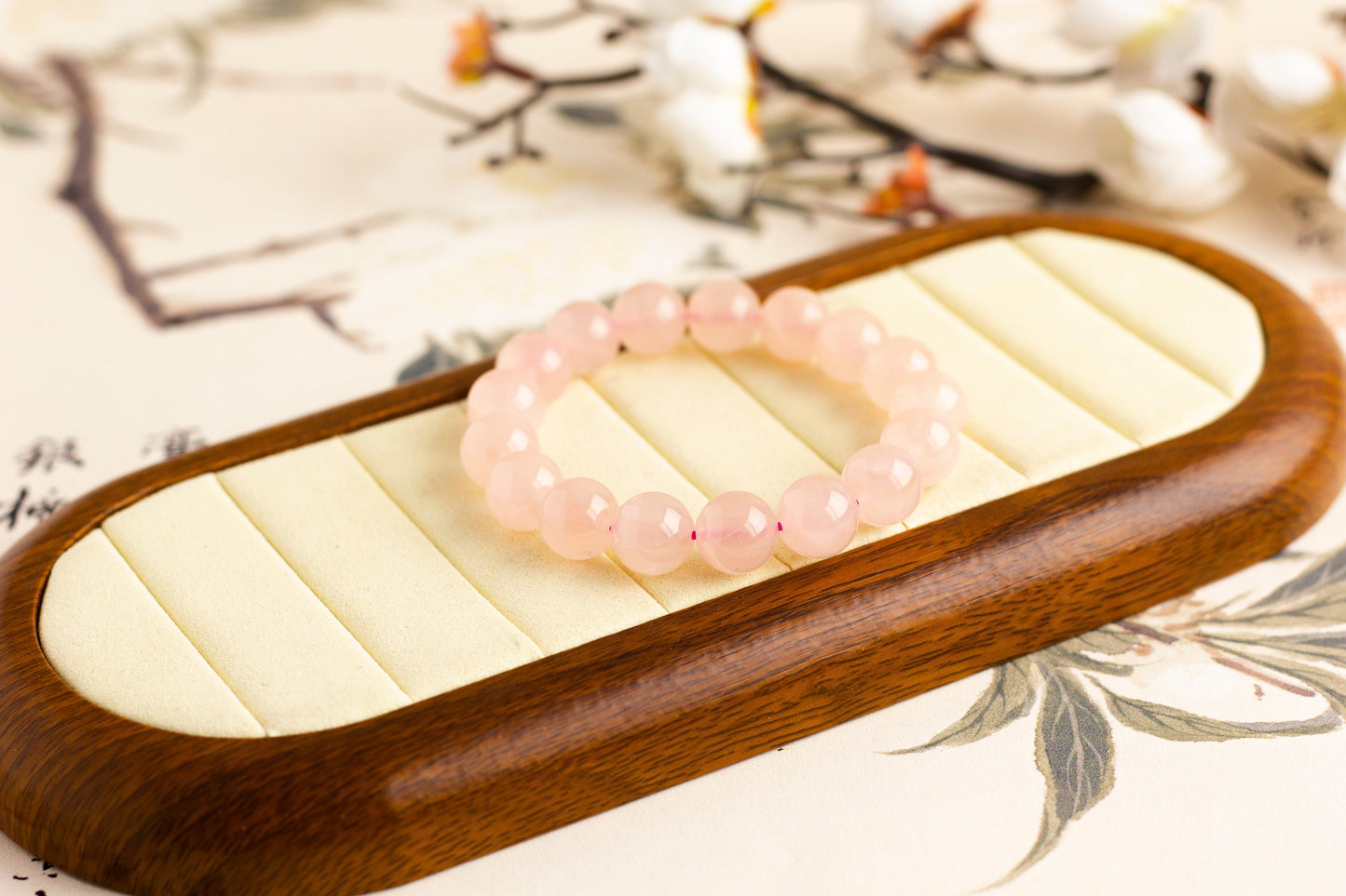 <You's jewelry>Exclusive customized Rose Quartz bracelet(12+)