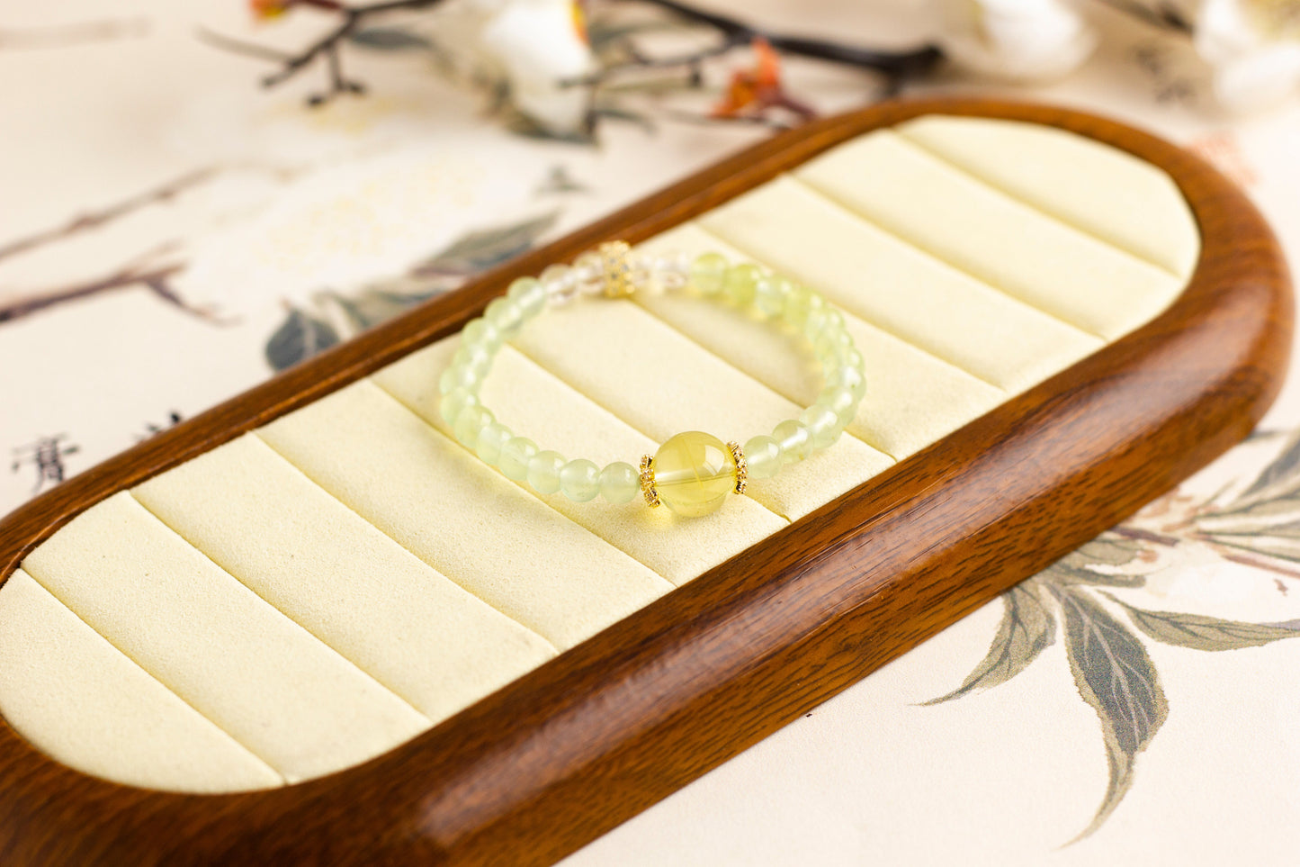 <You's jewelry>Exclusive customized prehnite bracelet