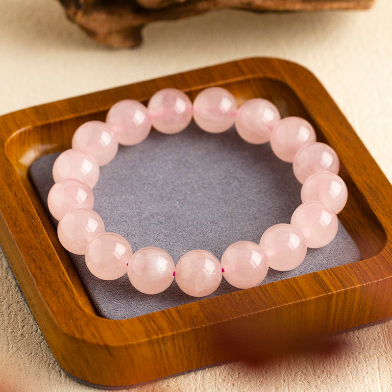 <You's jewelry>Exclusive customized Rose Quartz bracelet(12+)