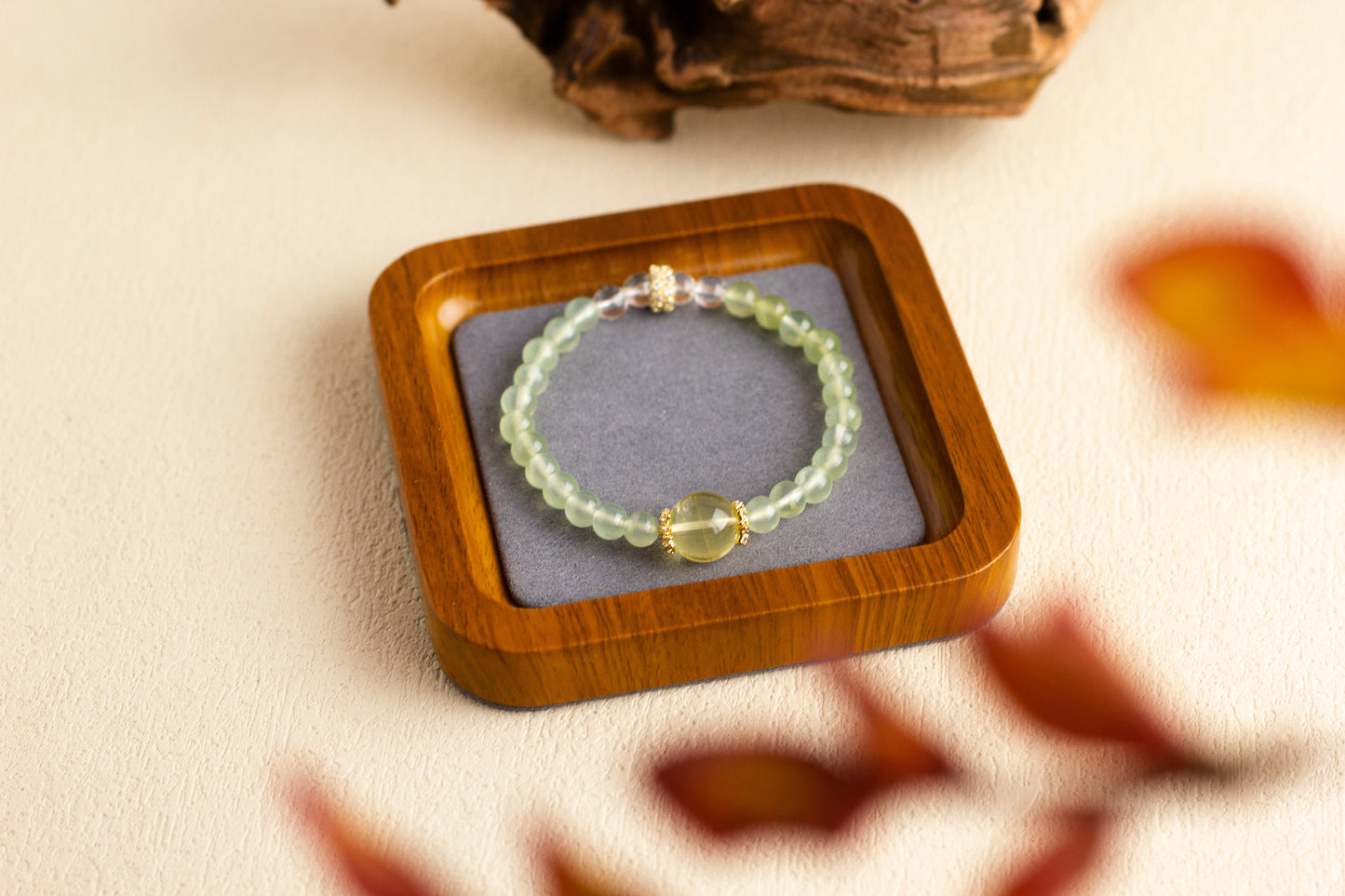 <You's jewelry>Exclusive customized prehnite bracelet