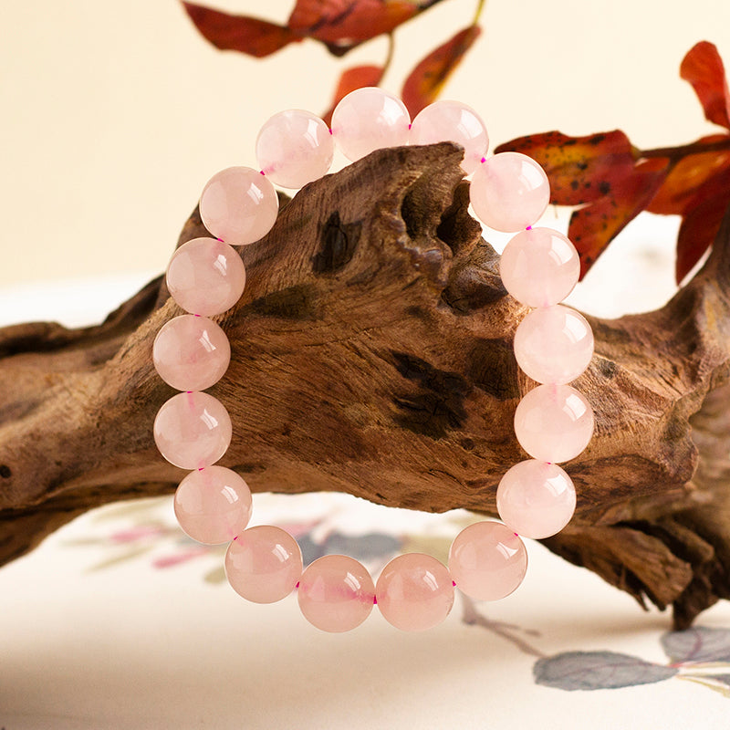 <You's jewelry>Exclusive customized Rose Quartz bracelet(12+)