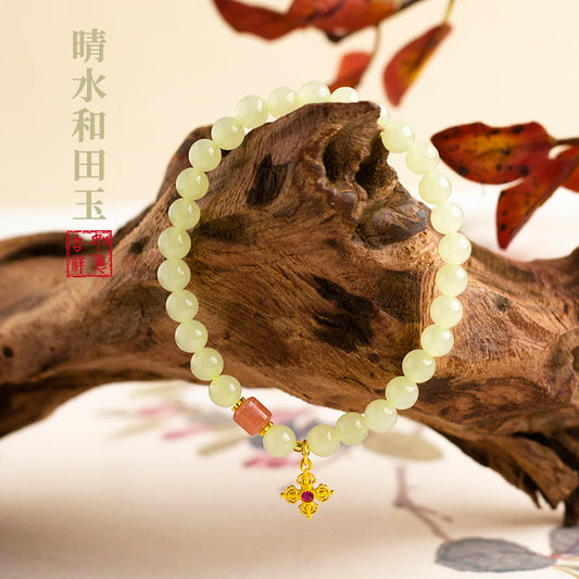 <You's jewelry>Exclusive customized Nephrite bracelet