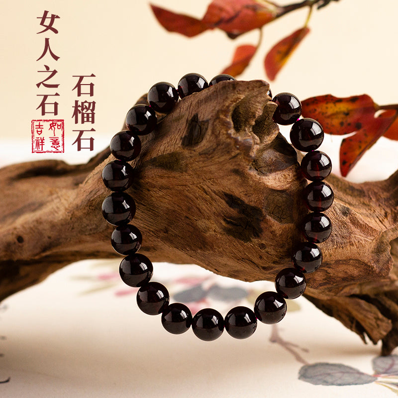 <You's jewelry>Exclusive customized garnet bracelet（9+）