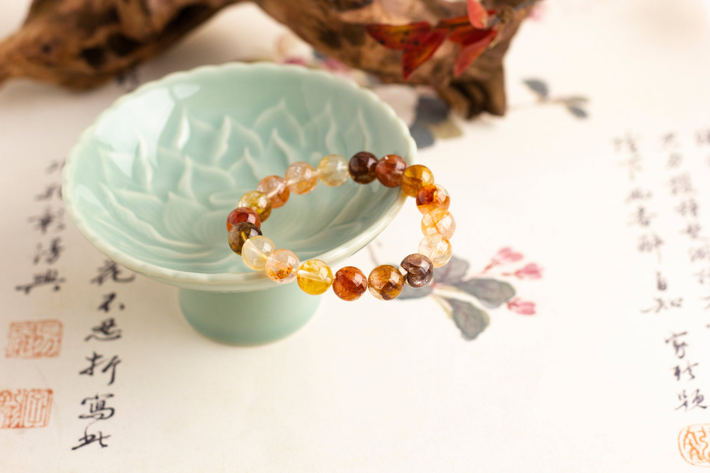 <You's jewelry>Exclusively customized koi plastic flower bracelets（11+）