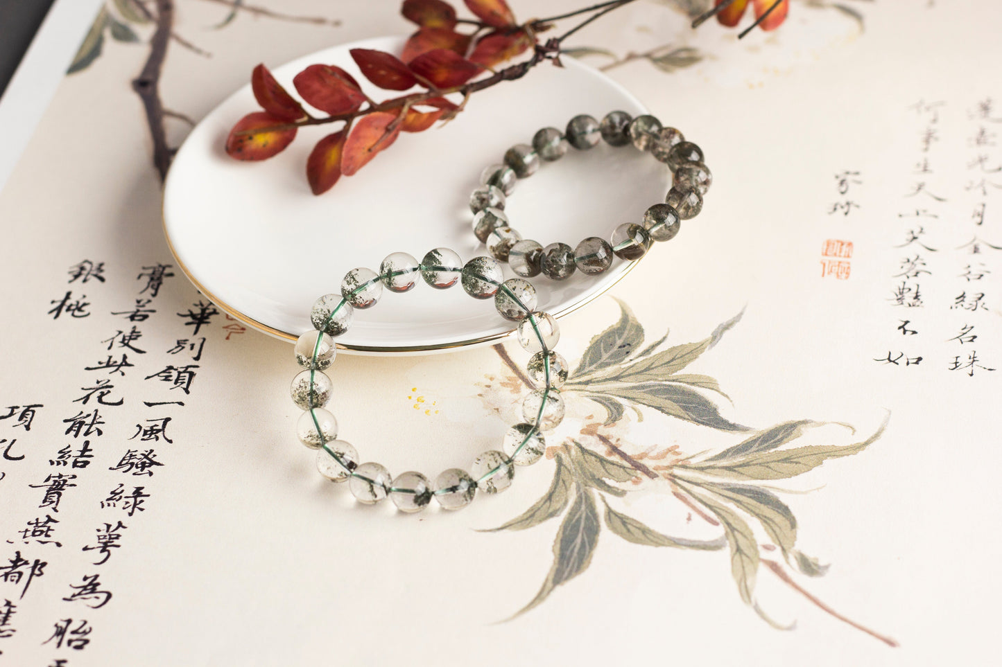 <You's jewelry>Exclusive customized green ghost bracelet (11+)