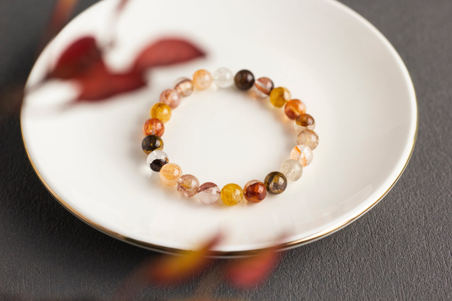 <You's jewelry>Exclusive customized koi plastic flower bracelet (8+)