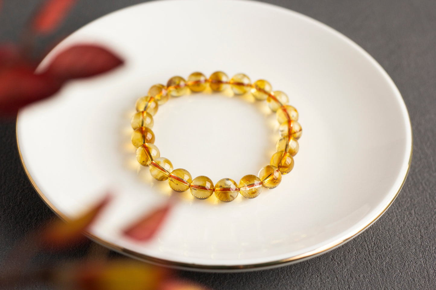 <You's jewelry>Exclusive customized yellow pagoda crystal bracelet (9+)