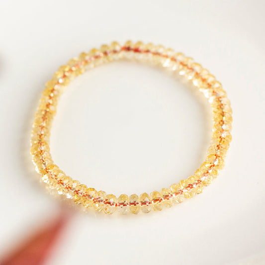 <You's jewelry>Exclusive customized citrine bracelet (6+)