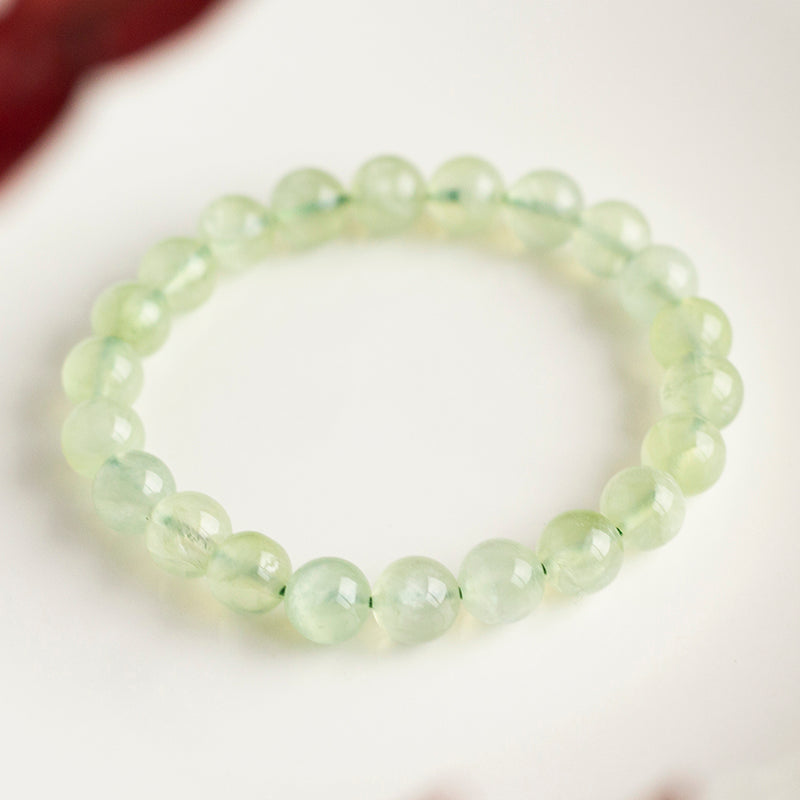 <You's jewelry>Exclusive customized prehnite bracelet (8+)