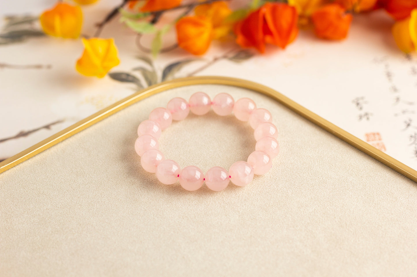 <You's jewelry>Exclusive customized pink crystal bracelet (12+)