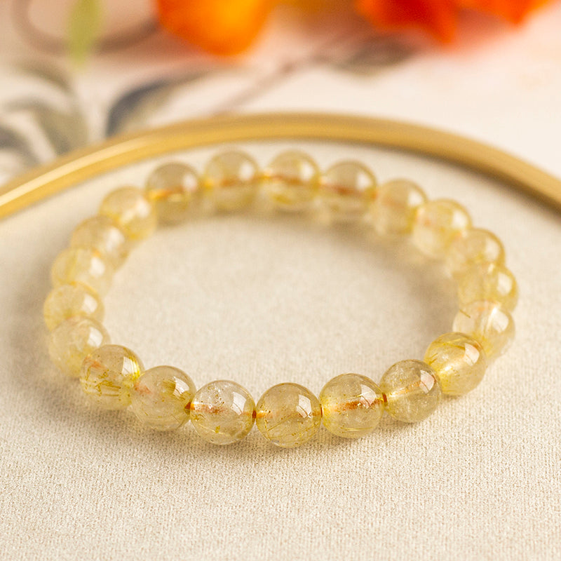 <You's jewelry>Exclusive customized golden crystal bracelet (9+)