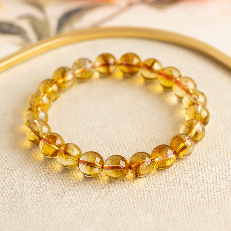 <You's jewelry>Exclusive customized yellow pagoda crystal bracelet (9+)