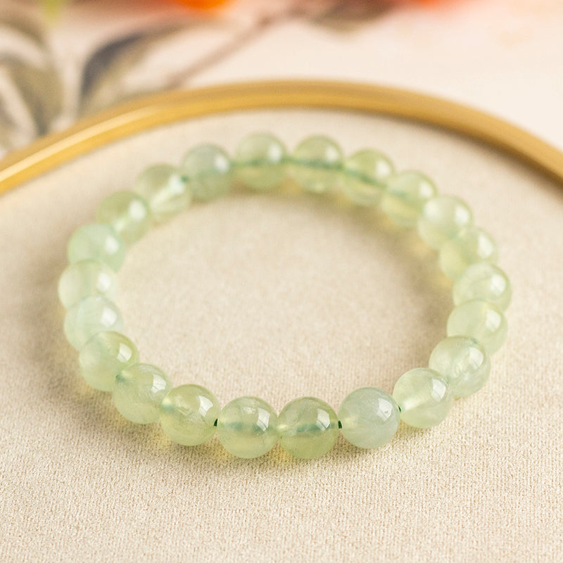 <You's jewelry>Exclusive customized prehnite bracelet (8+)